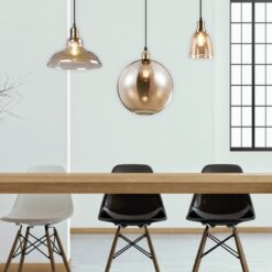 Κρεμαστό Φωτιστικό Reality   E27 Αντικέ Ορείχαλκος Μεταλλικό    R30731004