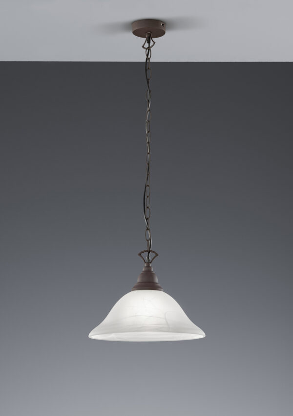 Κρεμαστό Φωτιστικό Reality   E27 Σκουριά Μεταλλικό    R30871024