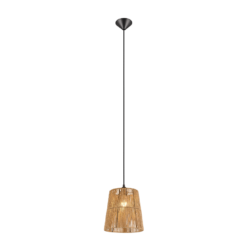 Κρεμαστό Φωτιστικό Trio Lighting 1xE27 Καφέ Χρώματος – R31041026