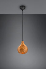 Κρεμαστό Φωτιστικό Reality SPROUT  1x E14 Φυσικό Rattan   – R31291036