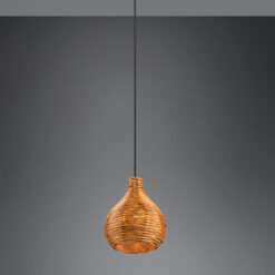 Κρεμαστό Φωτιστικό Reality SPROUT  1x E14 Φυσικό Rattan   – R31291036