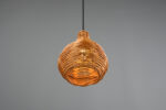 Κρεμαστό Φωτιστικό Reality SPROUT  1x E14 Φυσικό Rattan   – R31291036