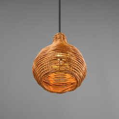 Κρεμαστό Φωτιστικό Reality SPROUT  1x E14 Φυσικό Rattan   – R31291036