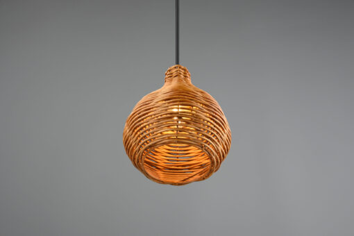 Κρεμαστό Φωτιστικό Reality SPROUT  1x E14 Φυσικό Rattan   – R31291036