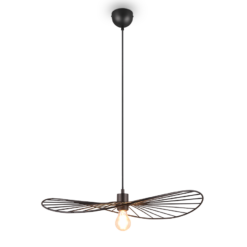 Κρεμαστό Φωτιστικό Trio Lighting 1xE27 Μαύρου Χρώματος – R31451032