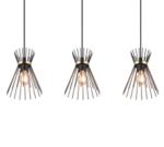Κρεμαστό Φωτιστικό Trio Lighting 3xE27 Μαύρου Χρώματος – R31533080