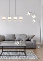 Κρεμαστό Φωτιστικό Trio Lighting 4xE14 Χρωμίου – R31554006