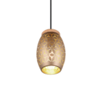 Κρεμαστό Φωτιστικό Trio Lighting 1xE27 Καφέ Χρώματος – R31571065