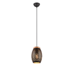 Κρεμαστό Φωτιστικό Trio LIghting 1xE27 Μαύρου Χρώματος – R31571080