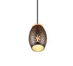 Κρεμαστό Φωτιστικό Trio LIghting 1xE27 Μαύρου Χρώματος – R31571080
