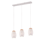 Κρεμαστό Φωτιστικό Trio Lighting 3xE27 Λευκού Χρώματος – R31573031
