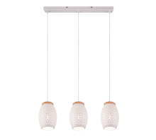Κρεμαστό Φωτιστικό Trio Lighting 3xE27 Λευκού Χρώματος – R31573031