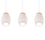 Κρεμαστό Φωτιστικό Trio Lighting 3xE27 Λευκού Χρώματος – R31573031