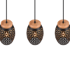Κρεμαστό Φωτιστικό Trio Lighting 3xE27 Μαύρου Χρώματος – R31573080
