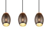 Κρεμαστό Φωτιστικό Trio Lighting 3xE27 Μαύρου Χρώματος – R31573080