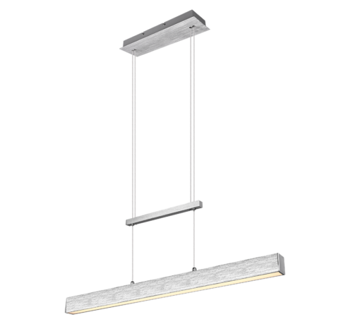 Κρεμαστό Φωτιστικό Reality LED 21W  Βουρτσισμένο Αλουμίνιο Μεταλλικό Step Dimmable 3000lm 3000K  R32043105