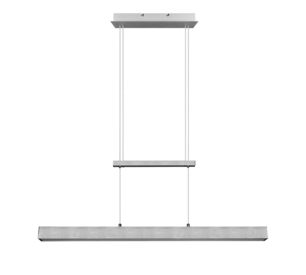 Κρεμαστό Φωτιστικό Reality LED 21W  Βουρτσισμένο Αλουμίνιο Μεταλλικό Step Dimmable 3000lm 3000K  R32043105