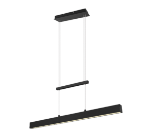 Κρεμαστό Φωτιστικό Reality LED 21W  Μαύρο Ματ Μεταλλικό Step Dimmable 3000lm 3000K  R32043132