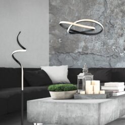 Κρεμαστό Φωτιστικό Reality LED 27W  Μαύρο Ματ Μεταλλικό Step Dimmable 2700lm 3000K  R32051132