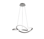 Κρεμαστό Φωτιστικό Reality COURSE  LED, 27,5W · 3150lm, 4000K Νίκελ Ματ Μεταλλικό, Step Dimmable – R32051407