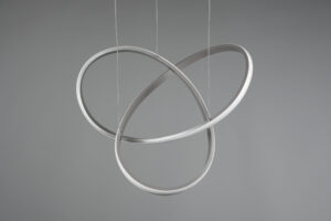 Κρεμαστό Φωτιστικό Reality COURSE  LED, 27,5W · 3150lm, 4000K Νίκελ Ματ Μεταλλικό, Step Dimmable – R32051407