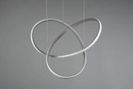 Κρεμαστό Φωτιστικό Reality COURSE  LED, 27,5W · 3150lm, 4000K Νίκελ Ματ Μεταλλικό, Step Dimmable – R32051407