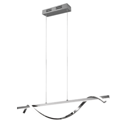 Κρεμαστό Φωτιστικό Trio Lighting LED 26W 4000K Χρωμίου Step Dimmable – R32201106