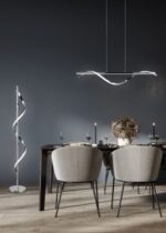 Κρεμαστό Φωτιστικό Trio Lighting LED 26W 4000K Χρωμίου Step Dimmable – R32201106