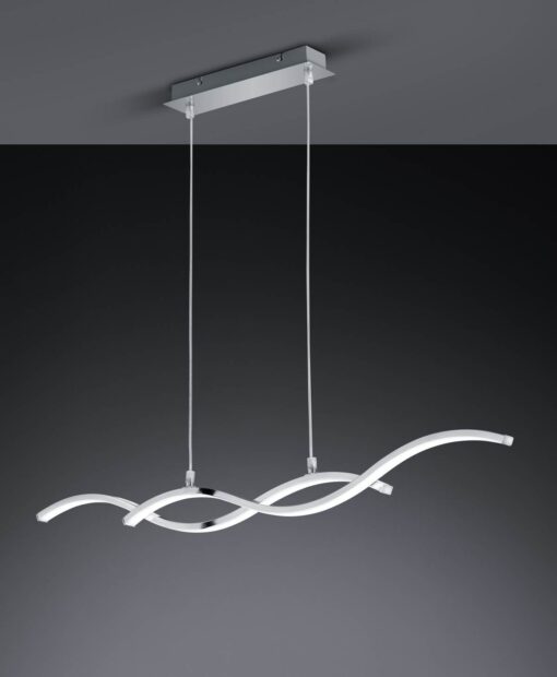 LED Κρεμαστό Φωτιστικό Cody 25W 2900lm 3000K Νικελ Reality – R32212100