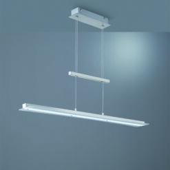 Κρεμαστό Φωτιστικό Reality LED 18W  Νίκελ Ματ Μεταλλικό Step Dimmable 1800lm 3000+4000+5000+6500K  R32421107