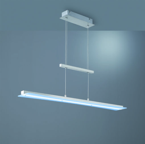 Κρεμαστό Φωτιστικό Reality LED 18W  Νίκελ Ματ Μεταλλικό Step Dimmable 1800lm 3000+4000+5000+6500K  R32421107