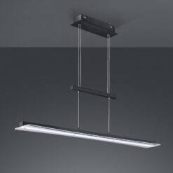 Κρεμαστό Φωτιστικό Reality LED 18W  Μαύρο Ματ Μεταλλικό Step Dimmable 1800lm 3000+4000+5000+6500K  R32421132