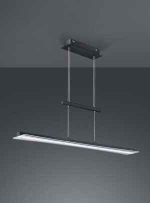 Κρεμαστό Φωτιστικό Reality LED 18W  Μαύρο Ματ Μεταλλικό Step Dimmable 1800lm 3000+4000+5000+6500K  R32421132