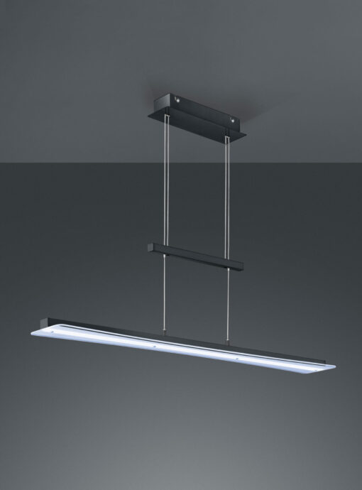 Κρεμαστό Φωτιστικό Reality LED 18W  Μαύρο Ματ Μεταλλικό Step Dimmable 1800lm 3000+4000+5000+6500K  R32421132