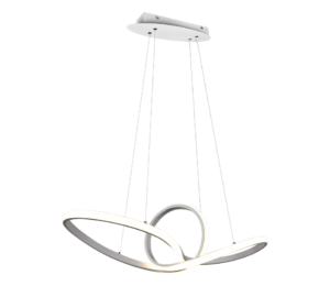 Κρεμαστό Φωτιστικό Reality LED 28W  Λευκό Ματ Μεταλλικό Step Dimmable 3300lm 4000K  R32751131