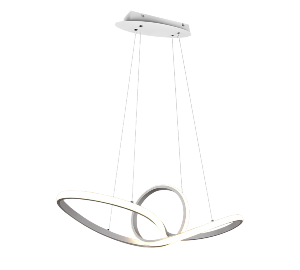 Κρεμαστό Φωτιστικό Reality LED 28W  Λευκό Ματ Μεταλλικό Step Dimmable 3300lm 4000K  R32751131