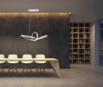 Κρεμαστό Φωτιστικό Reality LED 28W  Λευκό Ματ Μεταλλικό Step Dimmable 3300lm 4000K  R32751131