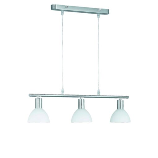 Κρεμαστό Φωτιστικό Reality   3xE14 Νίκελ Ματ Μεταλλικό    R335110307