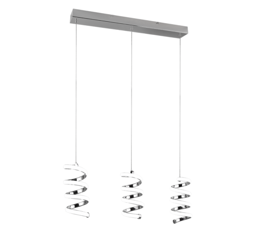 Κρεμαστό Φωτιστικό Trio Lighting LED 8W 4000K Χρωμίου Step Dimmable – R34183106