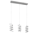 Κρεμαστό Φωτιστικό Trio Lighting LED 8W 4000K Χρωμίου Step Dimmable – R34183106