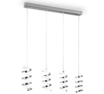 Κρεμαστό Φωτιστικό Trio Lighting LED 8W 4000K Χρωμίου Step Dimmable – R34184106