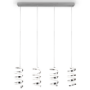 Κρεμαστό Φωτιστικό Trio Lighting LED 8W 4000K Χρωμίου Step Dimmable – R34184106