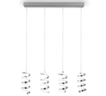 Κρεμαστό Φωτιστικό Trio Lighting LED 8W 4000K Χρωμίου Step Dimmable – R34184106