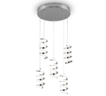 Κρεμαστό Φωτιστικό Trio Lighting LED 8W 4000K Χρωμίου Step Dimmable – R34185306