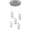 Κρεμαστό Φωτιστικό Trio Lighting LED 8W 4000K Χρωμίου Step Dimmable – R34185306