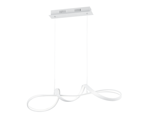 Κρεμαστό Φωτιστικό Reality PERUGIA  LED, 37W · 4500lm, 4000K Λευκό Ματ Μεταλλικό, Step Dimmable – R37091131