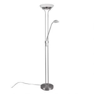 Φωτιστικό Δαπέδου Reality LED 27W  Νίκελ Ματ Μεταλλικό Dimmable 2700lm 3000K  R40073507