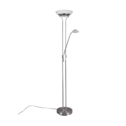 Φωτιστικό Δαπέδου Reality LED 27W  Νίκελ Ματ Μεταλλικό Dimmable 2700lm 3000K  R40073507