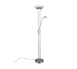 Φωτιστικό Δαπέδου Reality LED 27W  Νίκελ Ματ Μεταλλικό Dimmable 2700lm 3000K  R40073507