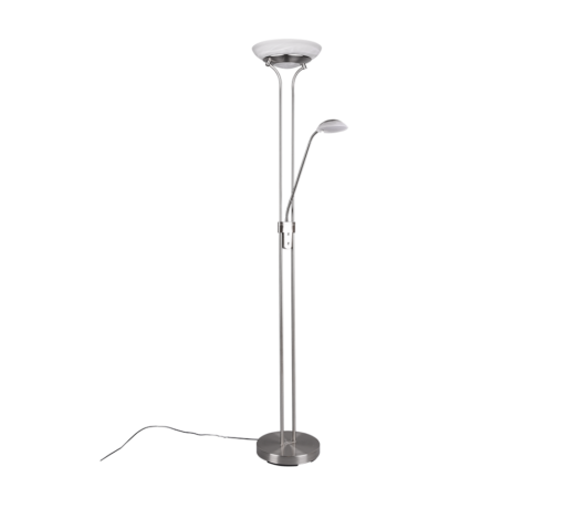 Φωτιστικό Δαπέδου Reality LED 27W  Νίκελ Ματ Μεταλλικό Dimmable 2700lm 3000K  R40073507